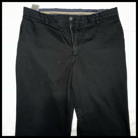 Dockers 🖤⚓️ Mens, Black, Khaki, Relaxed Fit, Wrinkle Free, 4 Pockets, Comfy ✌🏼 - Picture 2 of 16